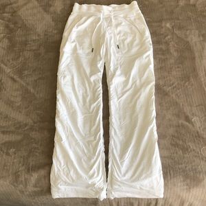 Lululemon Dance Studio Pants III Lined sz 6 White